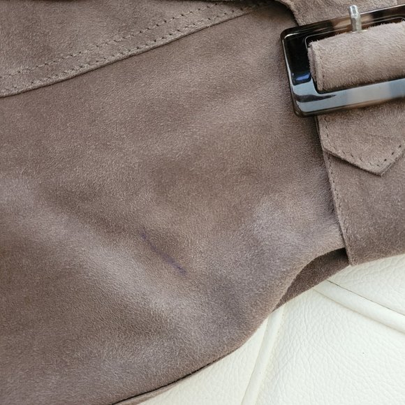 Olsen Europe Suede Wrap Skirt US 4 - Picture 10 of 10